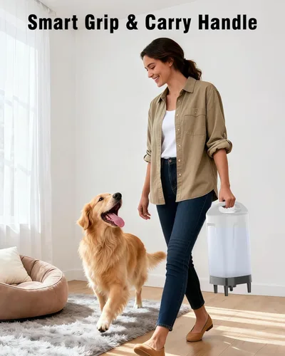 Miniatura 2 de Dispensador automático de tazón de agua para perros - Alimentador de agua por gravedad para mascotas de acero inoxidable de 2.4 galones con diseño