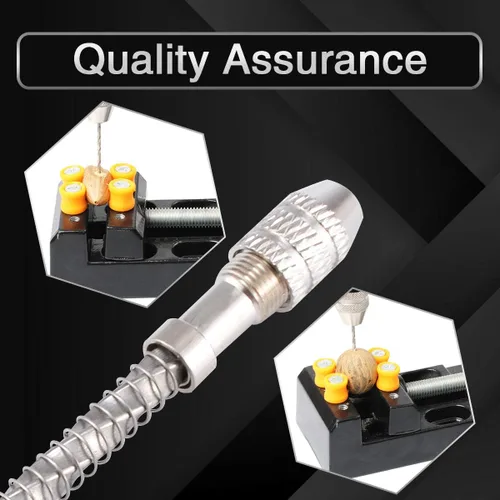 Miniatura 7 de KATUR Taladro de mano de precisión semiautomático para hacer agujeros, herramienta de fabricación de agujeros, mandril de taladro manual en espiral