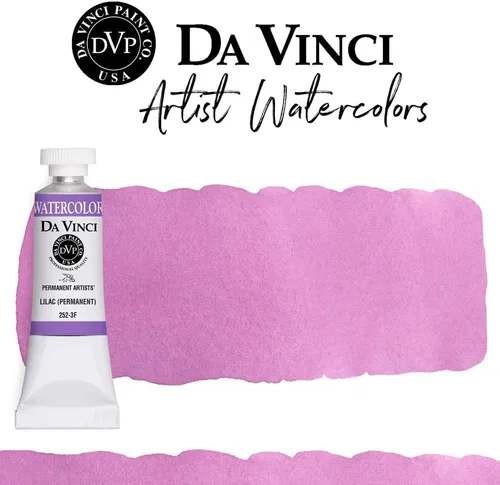 Miniatura 195 de DA VINCI PAINTS Pintura Acuarela Profesional para Artistas, Alizarin Crimson (Quinacridone), 37ml Índigo