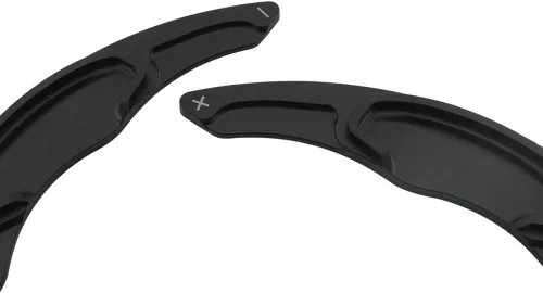 Miniatura 2 de Etiqueta engomada de la cubierta de la extensión de la paleta del cambio del volante de aleación de aluminio Accesorios del coche para Honda Negro