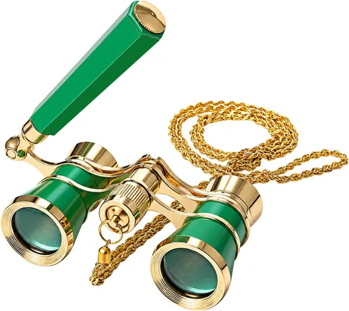 Miniatura 11 de Aroncent Anteojos de Ópera Prismáticos 3X25 Compactos con Asa Ajustable para Teatro, Prismáticos Mini para Adultos Hombres Mujeres en Ópera Negro