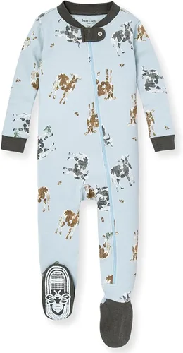 Miniatura 128 de Burt's Bees Baby - Pijama de una pieza para bebé, mameluco para dormir y jugar, algodón 100% orgánico, cremallera frontal