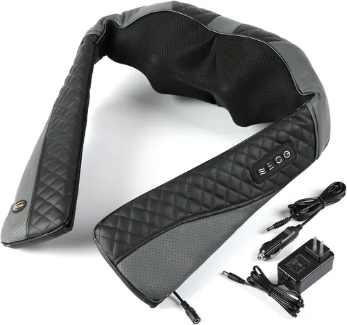 Miniatura 4 de Accro Shiatsu - Masajeador de pies y piernas para espalda, cuello, hombros y piernas con amasamiento profundo con calor (viene con bolsa)