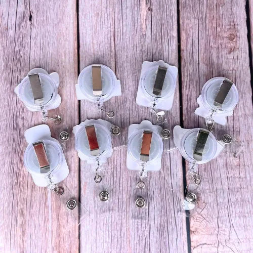Miniatura 5 de 8 Carretes Divertidos para Insignias de Enfermera Retráctiles Portadores de Tarjetas de Identificación; Lindos Carretes de Enfermeras Clip