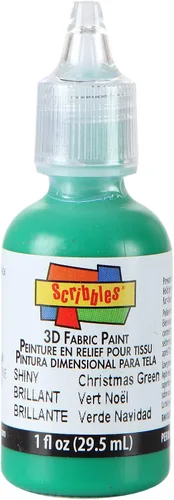 Miniatura 20 de Scribbles 13903 - Pintura de tela 3D brillante, color blanco