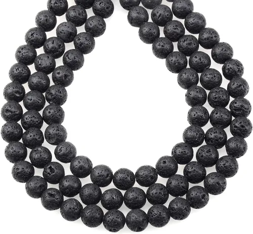 Miniatura 23 de LPBeads 100 piezas de cuentas sueltas de jade blanco natural pulido de 8 mm y redondo con cordón elástico para hacer joyas y pulseras Jade blanco