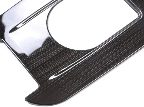 Miniatura 3 de YIWANG Cubierta de placa de cambio de engranajes de plástico ABS para Land Rover Discovery Sport 2015-2018 Accesorios de coche (negro cepillado)