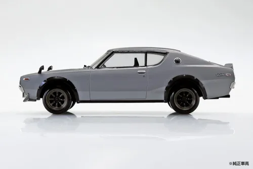 Miniatura 4 de Aoshima Nissan C110 Skyline GT-R Custom Silver 1:32 Kit de modelo a escala 1:32