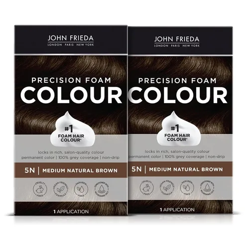 Miniatura 14 de Espuma de color John Frieda, precisión 4R Rojo Oscuro Marrón