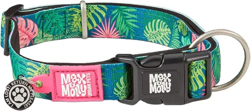 Miniatura 41 de Max & Molly Urban Pets Smart ID - Collar para perro con etiqueta de seguridad QR Gotcha! para mascotas y perfil de mascota personalizado, neopreno