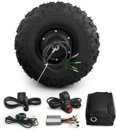 L-faster Kit de motor de cubo de engranajes de carretilla de 24 V, 36 V, 48 V, 350 W, rueda de 14.5 pulgadas (36 V 350 W)