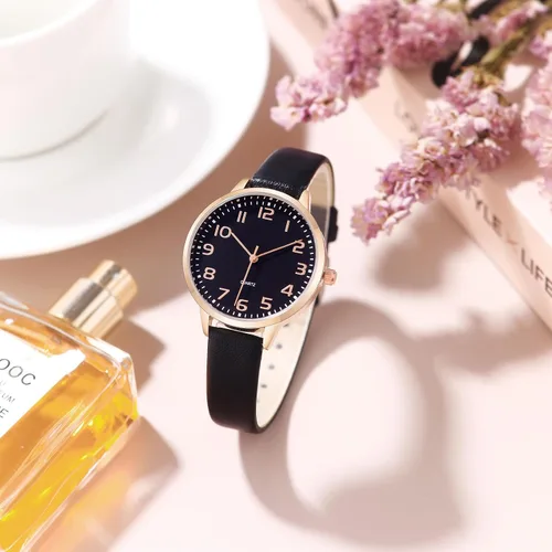 Miniatura 2 de Women's Dainty Analog Leather Dress Watch for Small Wrists, Ladies Waterproof Watches for Women, Reloj para Mujer