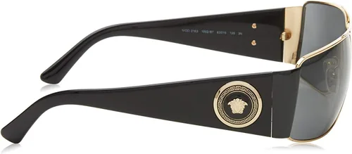 Miniatura 5 de Versace Gafas de sol Hombre Montura Dorada, Lentes Gris Oscuro, 0MM