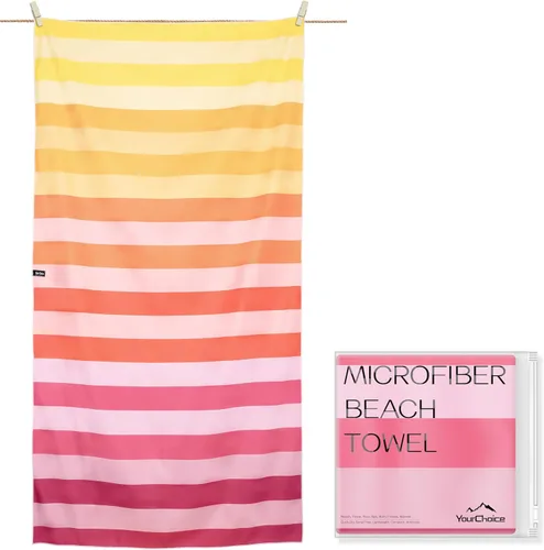 Miniatura 20 de Your Choice - Juego de toallas de microfibra de secado rápido para playa, viajes, natación, piscina, campamento, actividades al aire libre y toalla