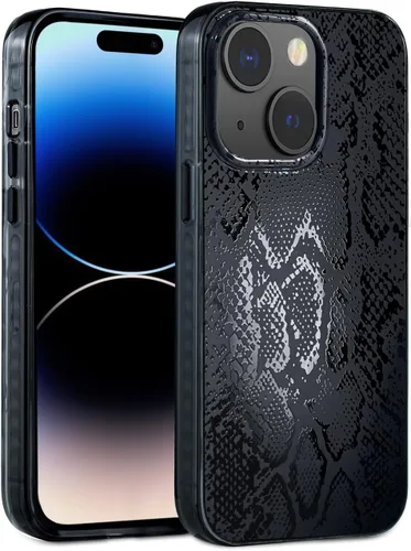 Miniatura 46 de SCORPIFY Funda para iPhone 14 [compatible con MagSafe] con diseño de mármol azul fantasía, bonita funda magnética para teléfono para mujeres, niñas