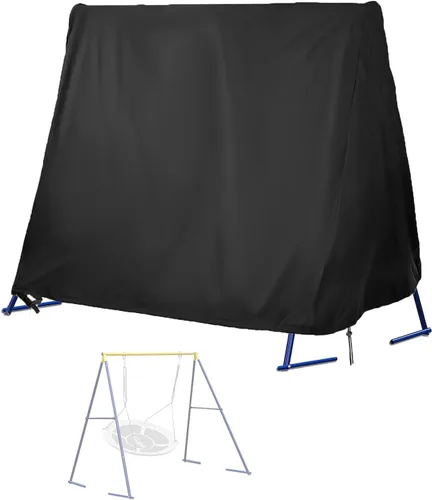 Miniatura 12 de Kasla Outdoor Swing Cover, Waterproof and Heavy-Duty Cover for Patio A Frame Swing Set & Porch Glider Hammock & Porch Swing Stand