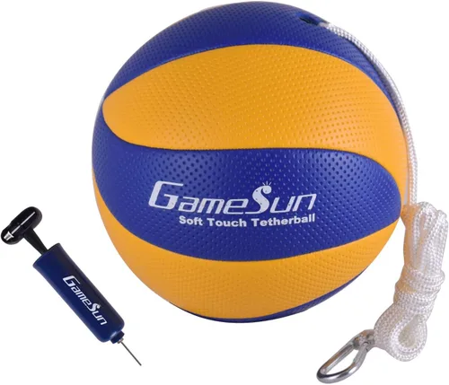 Miniatura 9 de Tetherball and Rope,Full-Size Soft Rubber, Portable Tetherballs with Soft Rope - Great Outdoor Game for Family Fun Play