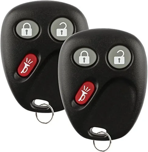 Llavero de repuesto para control remoto de entrada sin llave para Yukon Tahoe Suburban Silverado Sierra Avalanche Escalade LHJ011 (paquete de 2)
