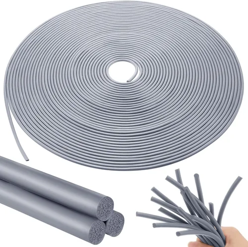 Miniatura 13 de Frienda Backer Rod - Sello de espuma de goma para calafateo para juntas de expansión, para espacios y juntas (gris, 1/4 pulgadas x 50 pies)