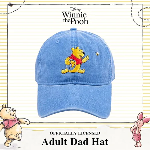 Miniatura 2 de Disney Winnie The Pooh Dad Hat, Adjustable Cotton Baseball Cap with Curved Brim