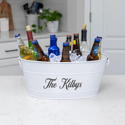 Miniatura 10 de BREKX Cubo de hielo personalizado, bañera de bebidas aislada para cobre, inauguración de la casa, regalos de boda para la pareja