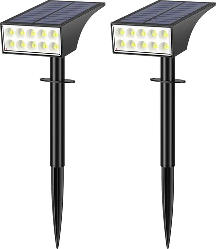 Miniatura 13 de WENATY - Luces solares para exteriores impermeables IP65, [paquete de 12 unidades/4 modos] foco solar para exteriores, de crepúsculo a amanecer