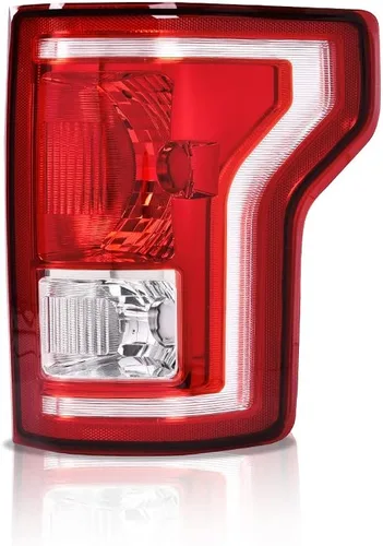 G-PLUS Faro trasero compatible con Ford F150 2015 2016 2017, luces traseras del lado del pasajero derecho luces de freno con bombilla rojo