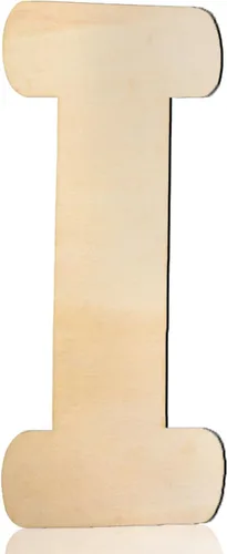 Miniatura 16 de Letras de madera de 8 pulgadas de alto, letra de madera D de 1/5 pulgada de grosor, letras del alfabeto de madera sin terminar para decoración