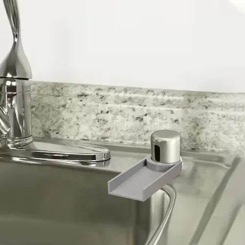 Miniatura 6 de Rampa de agua para cubierta de aire para lavavajillas, rampa de 3 pulgadas que ayuda a guiar el agua al fregadero, accesorio universal