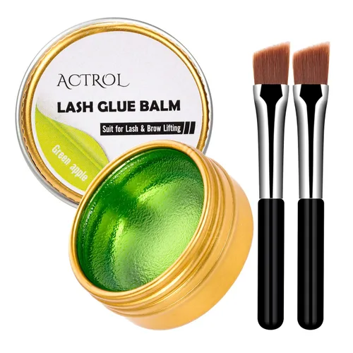 Miniatura 16 de ACTROL Bálsamo de pegamento para levantar pestañas, permanente, aloe de sujeción fuerte, para pestañas y cejas, pegamento para cejas adhesivo