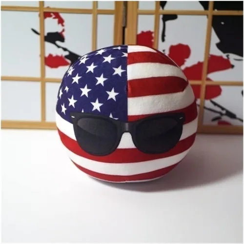 Miniatura 10 de 7.9 in Poland Ball Estados Unidos, Canadá, Reino Unido, Francia, decoración de baile de campo, cosplay de anime, decoraciones de bandera (MX, 7.9 in)
