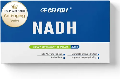 Miniatura 8 de CELFULL Suplemento NADH de 40 mg Enchance NMN Alternativo NAD+ Suplemento para Apoyo Inmunológico Anti-Envejecimiento Aumento de la Cognición