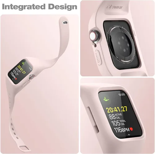 Miniatura 2 de SURITCH Correa deportiva compatible con Apple Watch SE/9/8/7/6/5/4 de 1.575 pulgadas, 1.614 pulgadas, 1.732 pulgadas, 1.772 pulgadas, correa