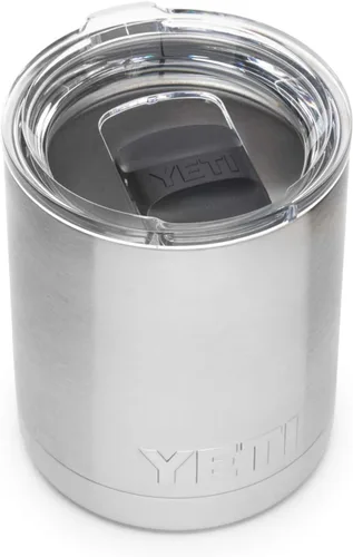 Miniatura 9 de Yeti Rambler Vaso corto de 10 onzas con aislamiento térmico al vacío, de acero inoxidable, con tapa MagSlider Rosa arenisca.
