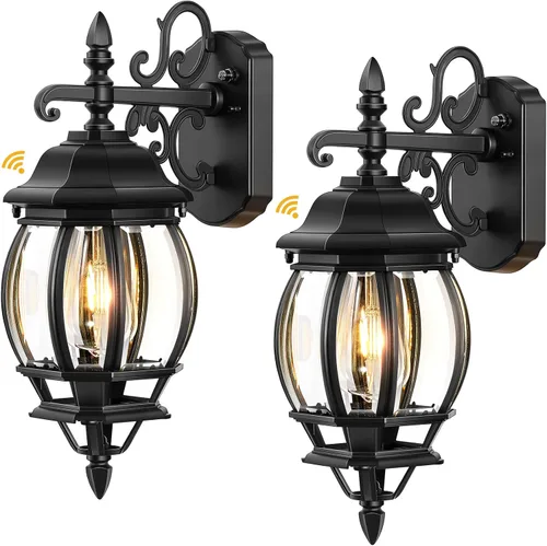 Miniatura 14 de VIANIS Luminarias de Exterior de Bronce Frotado con Aceite para Montaje en Pared, Linternas Modernas de Porche Delantero Aplique de Pared, Luces