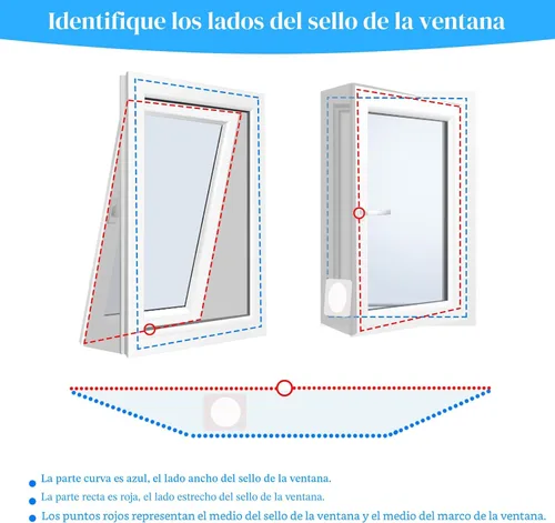 Miniatura 8 de Kit de sellado de ventana de CA portátil de 157.5 in (157 pulgadas) con acoplador universal para manguera de escape de 5.1"/5.9", kit de sellado