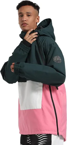 Miniatura 3 de GSOU SNOW Chaqueta de snowboard para hombre y mujer, chaqueta de esquí para hombre, snowboard, esquí, esquí, hombre, impermeable, cálida