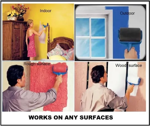 Miniatura 4 de PAINT RUNNER® una marca registrada, juego de 7 piezas - El producto original - Un sistema de pintura autónomo, pintura sin inmersión ni goteo y sin