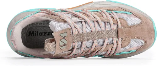 Miniatura 4 de Tenis de plataforma gruesa para mujer, antideslizantes, con cordones, para caminar