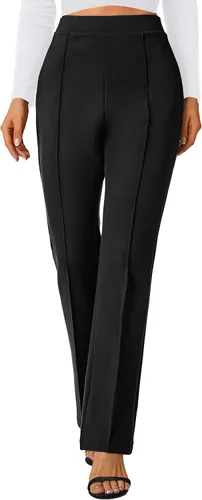 Miniatura 55 de Urban CoCo Pantalones de trabajo elásticos con corte de bota, pantalones de yoga pequeños para oficina casual