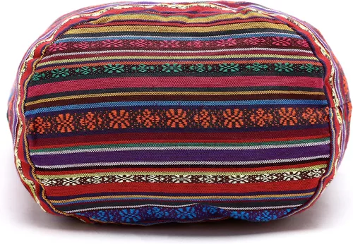 Miniatura 106 de Bolsa de hombro para mujer, de lona en estilo hippie/bohemio para llevar cruzada al hombro, disponible en diferentes colores y estampados