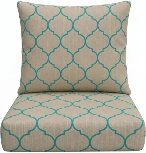 Miniatura 10 de RSH DECOR: Sunbrella - Cojín de asiento profundo con respaldo de almohada, asiento de 23 x 24 x 5 pulgadas, tela de rendimiento resistente al agua