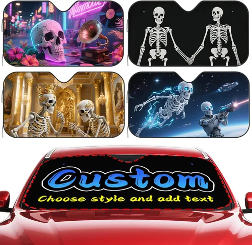 Miniatura 9 de Parasol personalizado para parabrisas de coche nuevo 2025, parasol parabrisas personalizado 2024 2023 con logotipo de foto y texto, parasol plegable