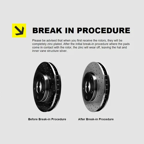 Miniatura 4 de Hart Brakes Kit Frenos y Rotores Traseros Pastillas de Freno Traseras Rotores y Pastillas de Freno Pastillas y Rotores de Freno Cerámicos