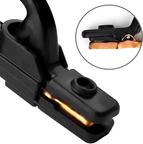 Miniatura 3 de S SIMDER Portaelectrodos de soldadura de 300 A, cable de electrodo MMA, soldadura de arco, abrazadera de tierra y cable de soldadura