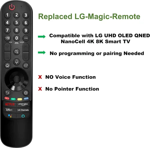 Miniatura 2 de Universal para LG Magic Remote Control MR22GA MR21GA, compatible con LG LED OLED LCD 4K 8K UHD Smart TV