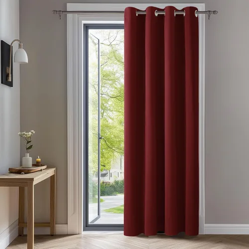 Miniatura 11 de Deconovo Cortina opaca, para oscurecer la habitación Gris claro