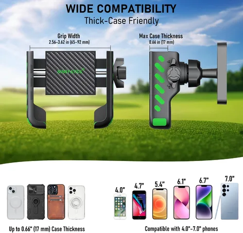 Miniatura 7 de Soporte magnético para carrito de golf de 360°, accesorios para carrito de golf, regalo para hombres y mujeres, se adapta a EZGO Club Car Yamaha, 8