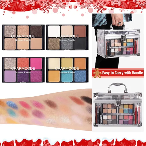 Miniatura 4 de Kit de Maquillaje para Mujeres Kit Completo - Paleta de Sombras de Ojos, Pintalabios, Brillo de Labios, Rubores, Contorno, Iluminadores, Lápiz