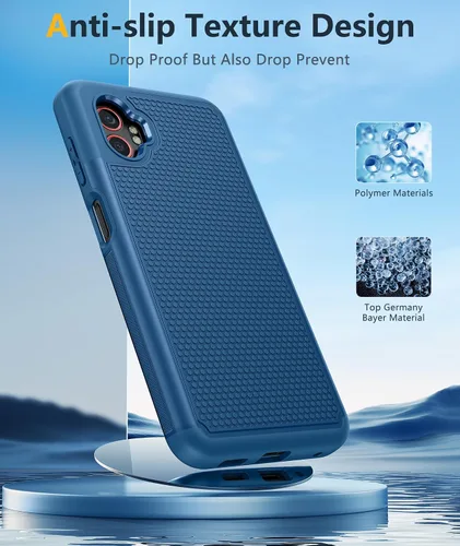Miniatura 212 de FNTCASE Funda para iPhone 17 Pro: Fundas delgadas translúcidas de color azul claro compatibles con MagSafe, protección completa de la cámara